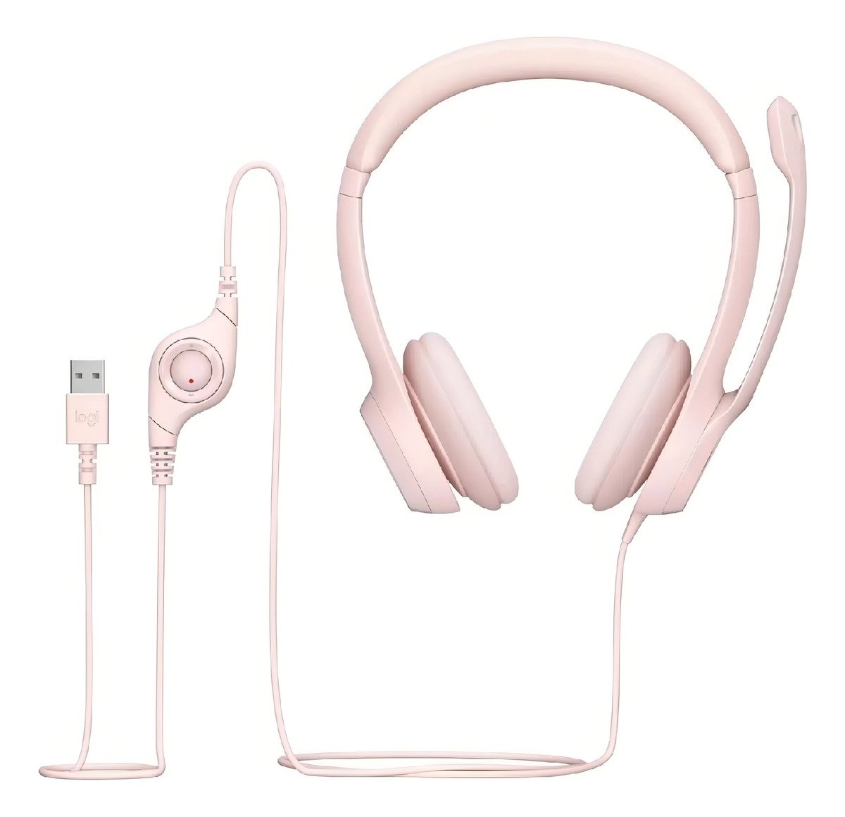 Audífonos Logitech H390 Usb Rosa 981-001280_15