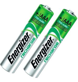 Energizer Baterías Recargables Tipo Aaa - Compactas Para Luces Led, Sensores Y Mandos A Distancia - Paquete Con 2 Pilas Triple A_1