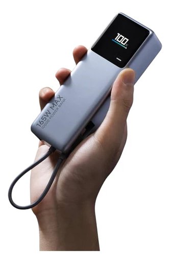 Power Bank Xiaomi 165w 10000mah Super Fast Charger Con Cable Plateado_10