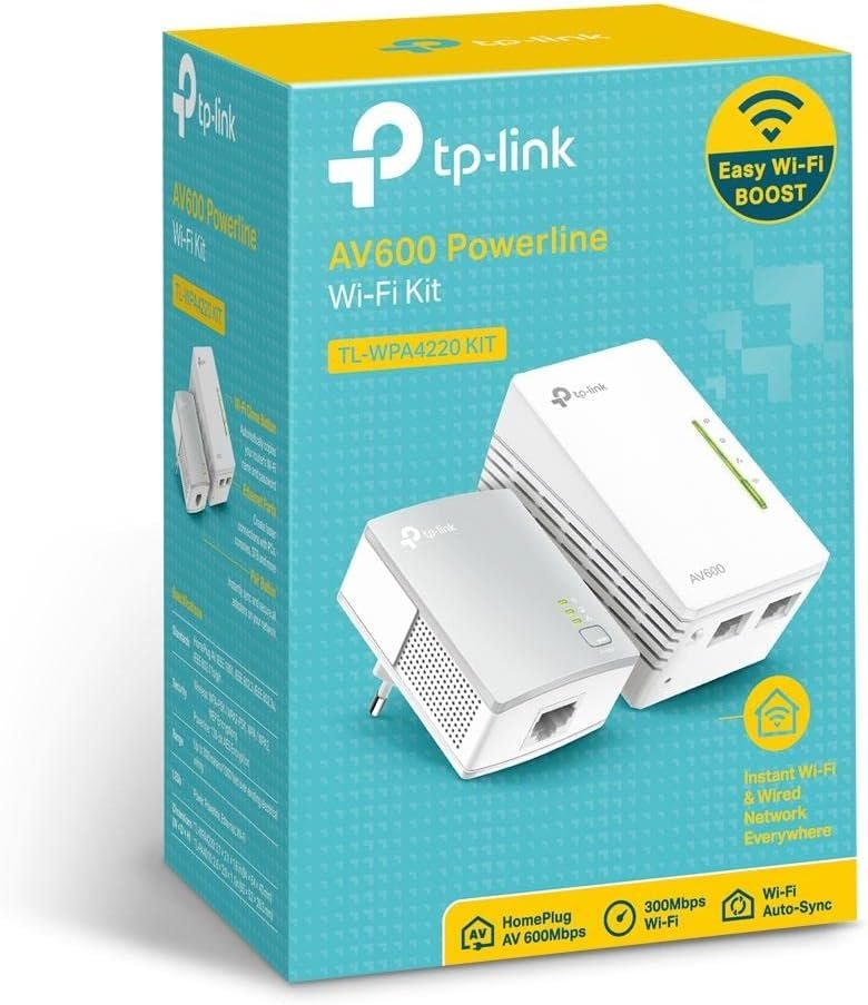 Tp-link Powerline Adaptador Tl-wpa4220 Kit Av500 300mbps_8
