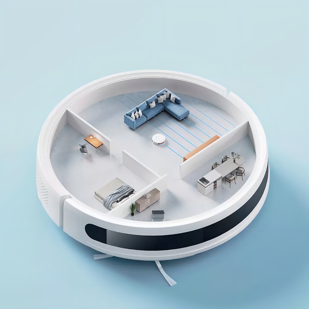 Aspiradora Inteligente Xiaomi Mi Robot Vacuum E10 Color Blan_2