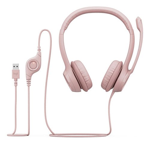 Audífonos Logitech H390 Usb Rosa 981-001280_14