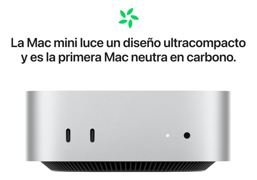 Apple Mac Mini M4 16gb (memoria Unificada) 256 gb Plata Plateado_4