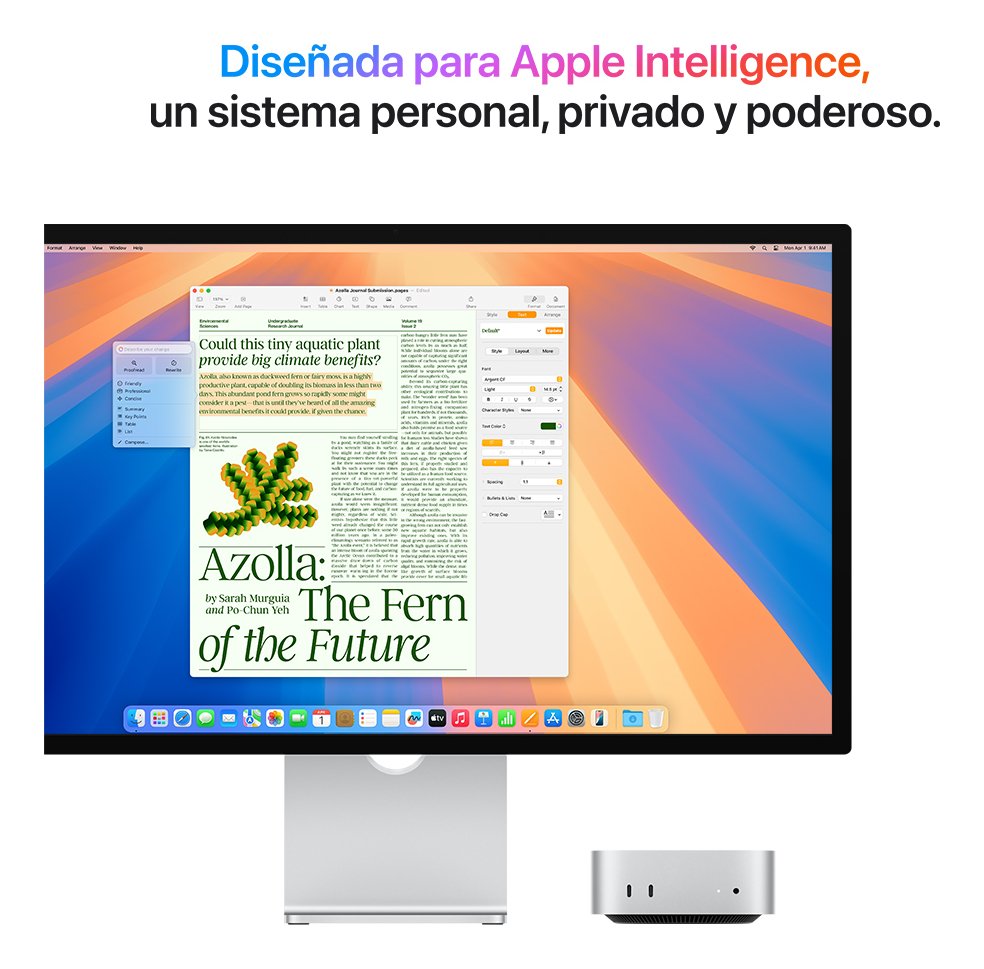 Apple Mac Mini M4 16gb (memoria Unificada) 256 gb Plata Plateado_3