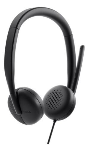 Diadema Con Cable Pro Wh3024 Negro Dell_1