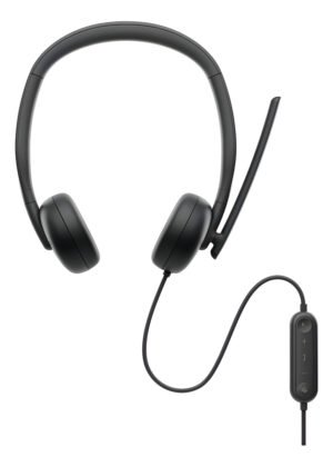 Diadema Con Cable Pro Wh3024 Negro Dell_0