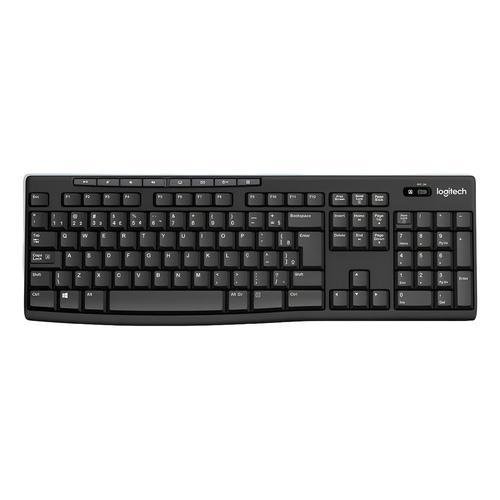 Kit Teclado Y Mouse Inalambrico Logitech Mk270 Color Negro_1