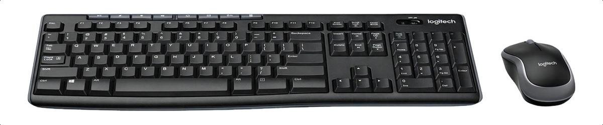 Kit Teclado Y Mouse Inalambrico Logitech Mk270 Color Negro_4