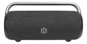 Bocina Stf Boost Power Max Portátil Con Bluetooth Waterproof Negra Negro