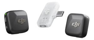 Micrófono Dji Mic Mini 2tx + Rx Wireless Android iPhone Negro